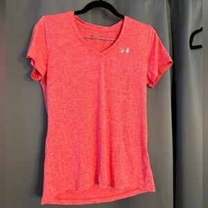 Under Armor Hot Pink Workout Shirt